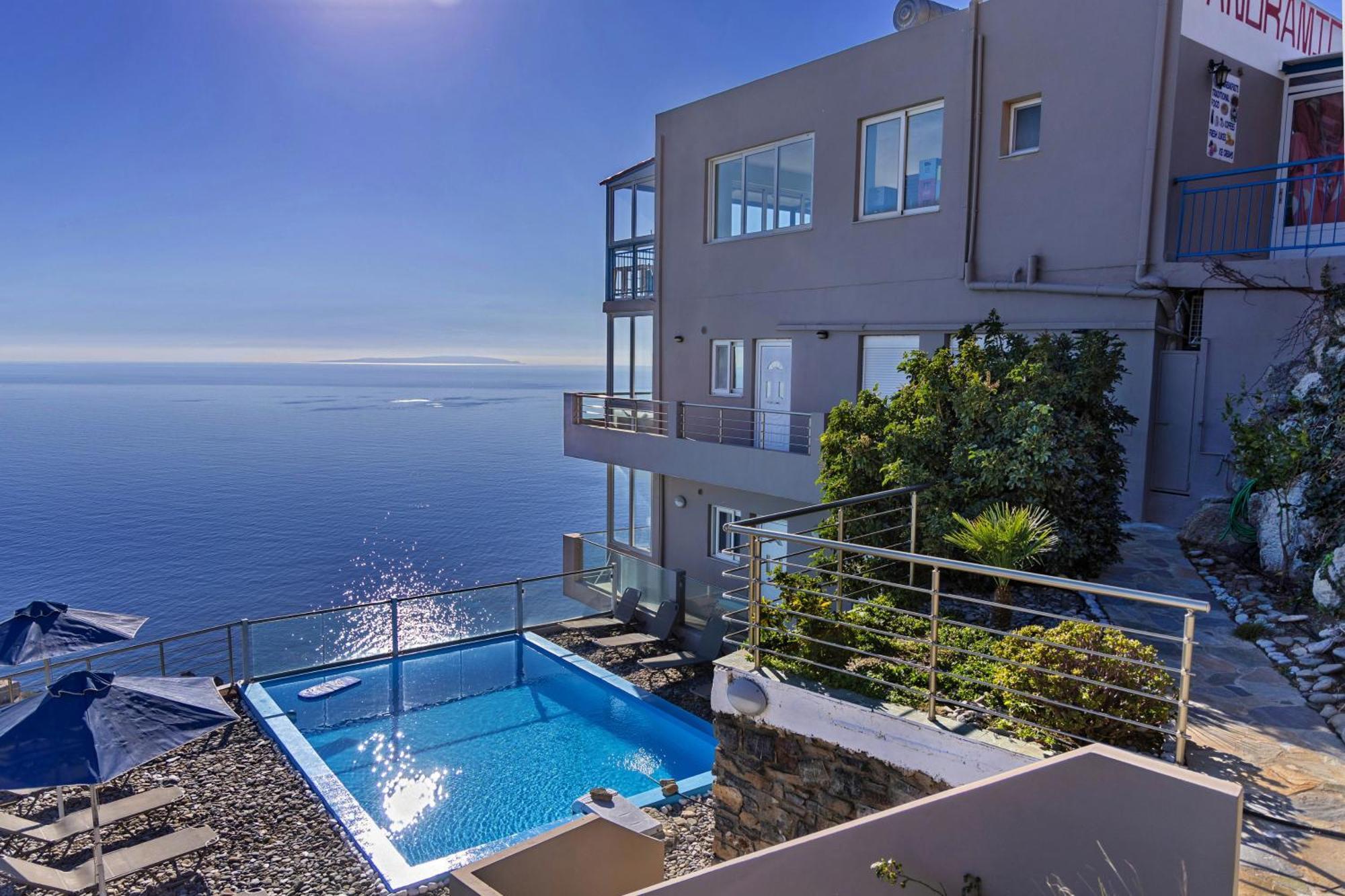 Akrotiri Panorama- Luxury Rental Apartments With Sea View Родакинон Экстерьер фото
