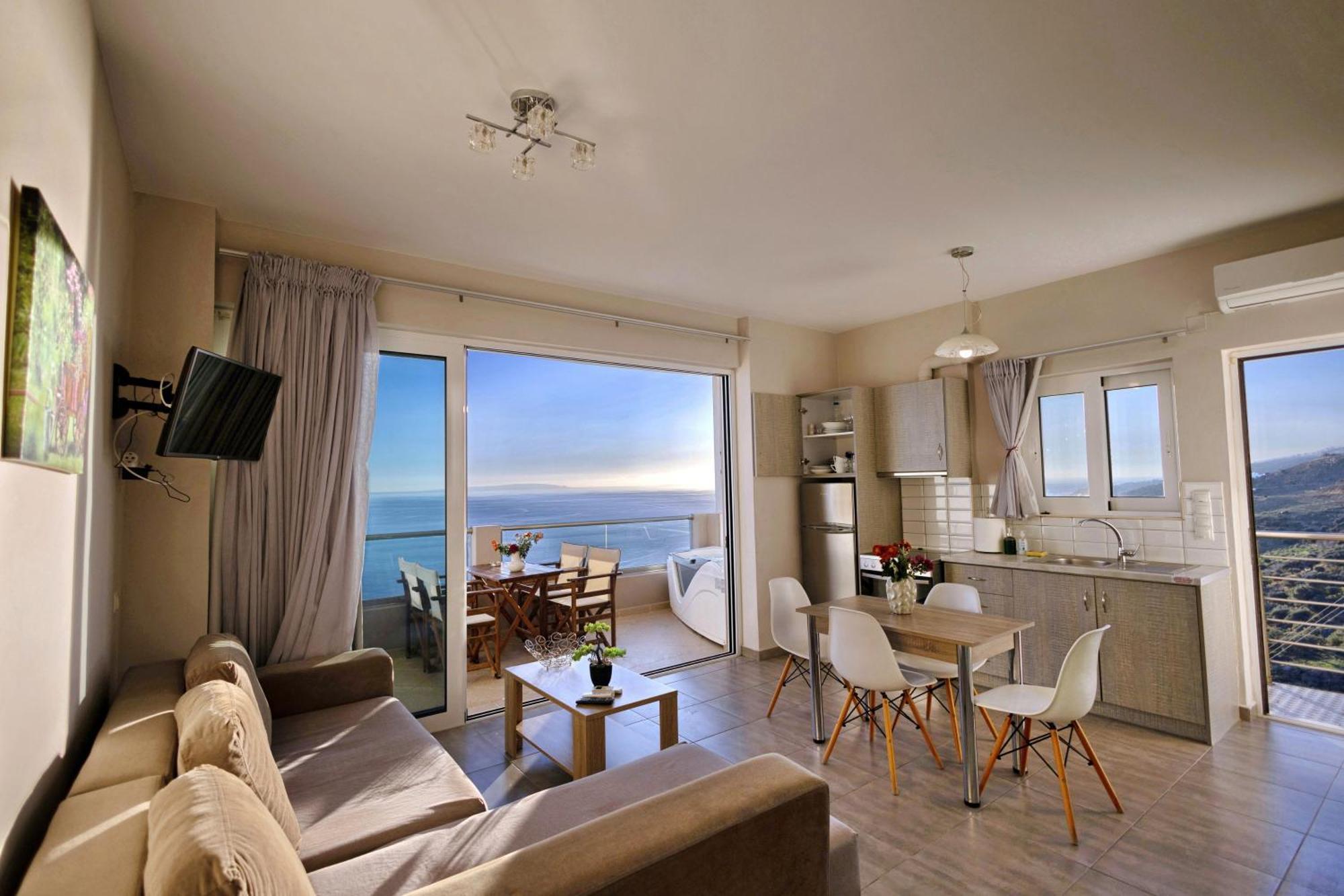 Akrotiri Panorama- Luxury Rental Apartments With Sea View Родакинон Экстерьер фото